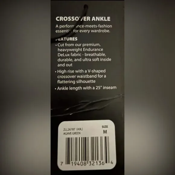 Zobha Easy Crossover Ankle in Agave Green - Picture 9 of 9